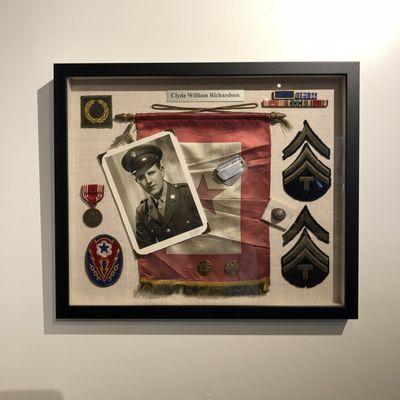 Custom shadow box.