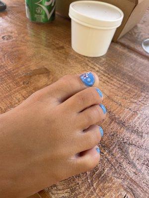 Children's Pedicure with design