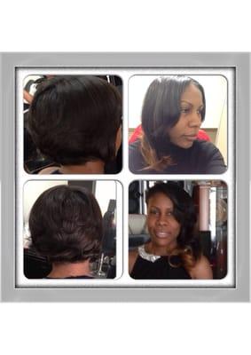 Layered bob/partial install by Sharntai by Liz Loves Hair