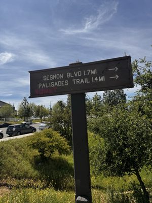 Trail sign