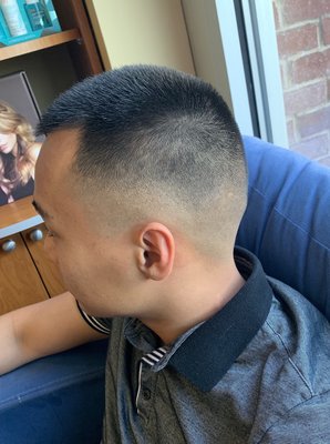 Husbands haircut