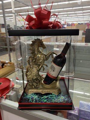 Wine holder. Perfect gift