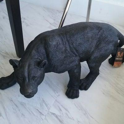 Big Sculpture Black Panther,  indoor or outdoor