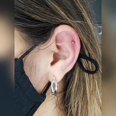 Helix piercing