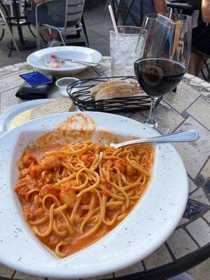 Seafood Alfredo with Vodka Sauce