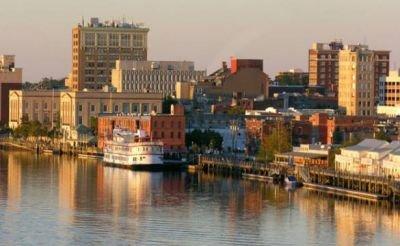 Cape Fear River view of Murchison Building