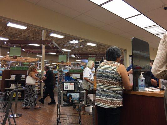 Crazy lines at Kroger pharmacy.