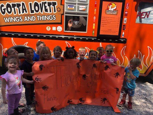 They Really Enjoyed the Food From Gotta Lovett Wings And Things LLC Food Truck!!!