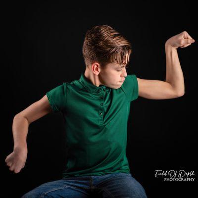 Fun photo shoot with a middle schooler!