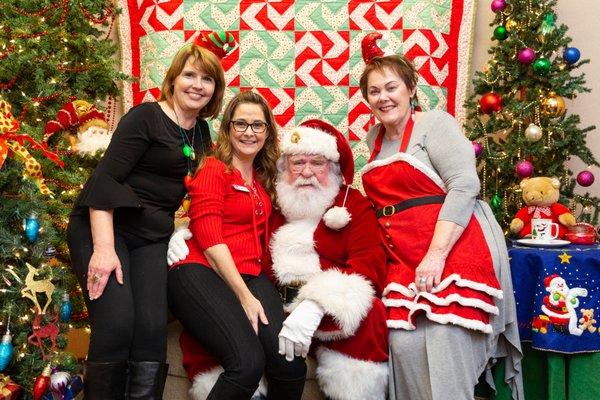 Santa came to visit Ebby FM