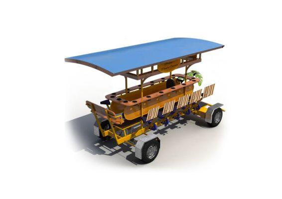 Pedal Tavern - built by a group of engineers from Tennessee. "The Palm."