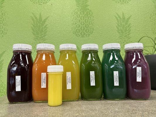 Fresh, cold pressed juices and juice shots. Bring your juice bottle back for 50 cents off your next purchase.