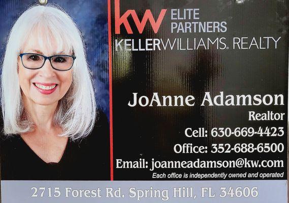 JoAnne Adamson - Keller Williams Elite Partners