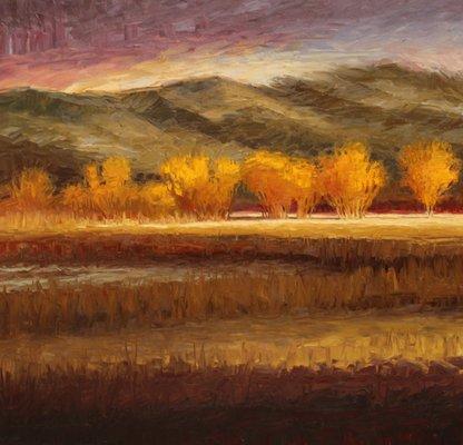 Jeff Cochran, "Pueblo Land in Autumn"