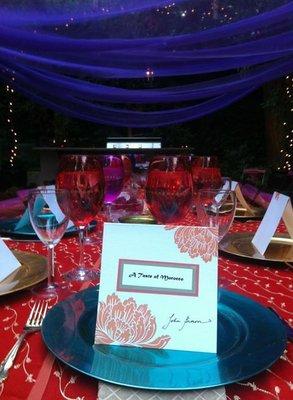 Moroccan themed event