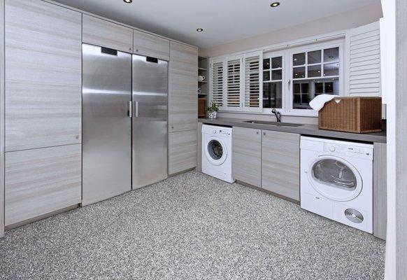 Laundry room in Slate Stone chip!