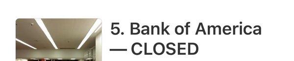 I hope you guys close. Business is to waste time. Not to do banking