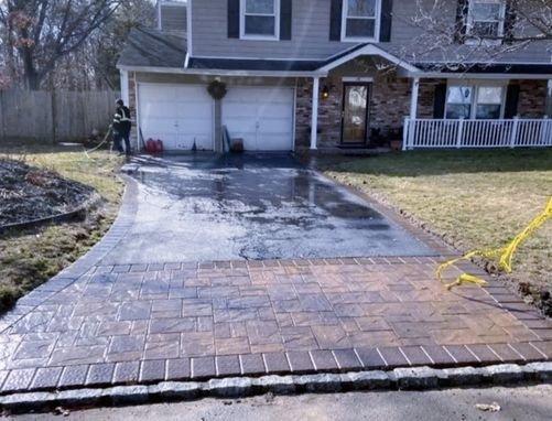 Driveway paving