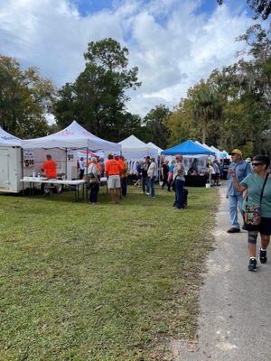 Festival time in Florida. Cool days and low temps.  Old Homosassa Seafood Festival. Second weekend in November