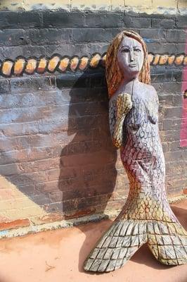 Mermaid in the courtyard