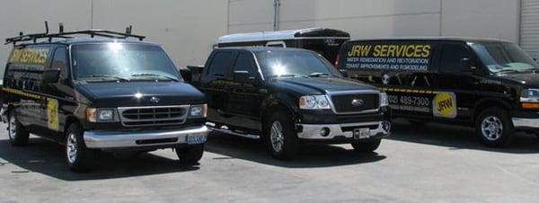 Our fleet of vehicles are loaded with the professional tools needed to get the job done right for you!