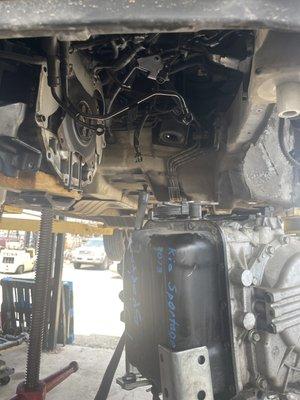 Installing 2009 Sportage transmission