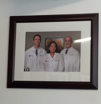 Dr. Marks, Dr. Mirza and Dr. Lynch (now retired)