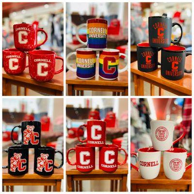 So many styles of mugs to choose from!