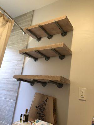 Custom shelving