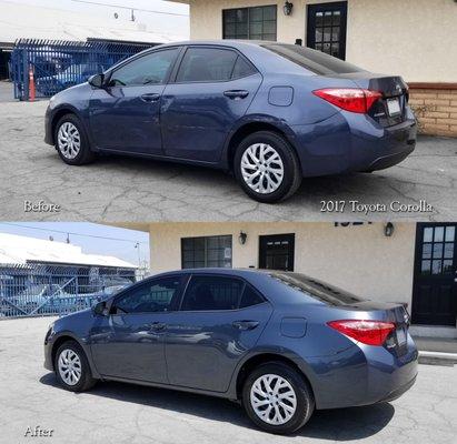 2017 Toyota Corolla Left Rear Side Swipe