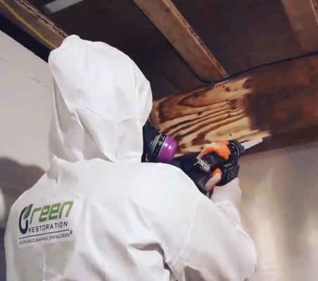 Mold Remediation with Dry Ice Blasting. Change begins with green choices.