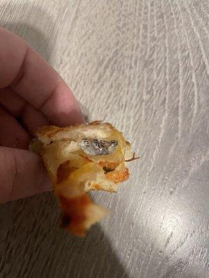 This was cooked into the crust