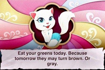 Eat your greens today because tomorrow they may turn  brown or gray said.