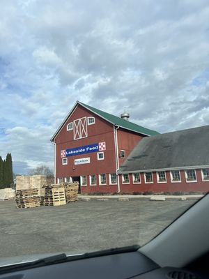 Barn outside