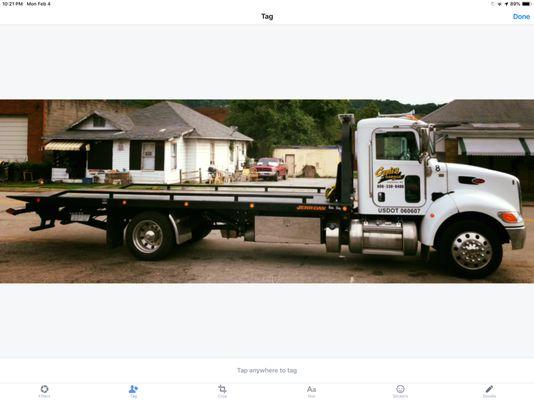 2 medium duty Pete rollbacks for regular and medium tows.