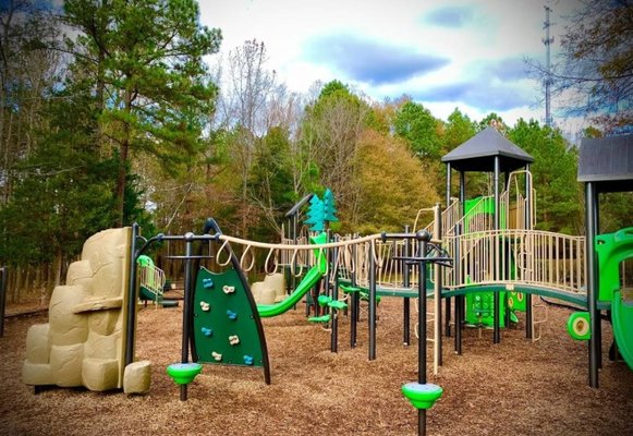 One of two playgrounds located very close to each other.