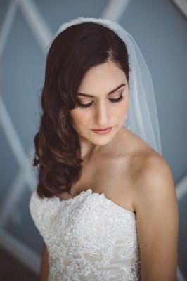 Bridal makeup and hair