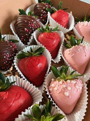 Valentine's strawberries