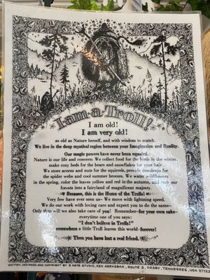 Trolls plaque