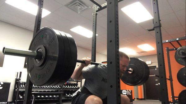 The barbell squat. There's no bigger bang for your buck in the weight room.