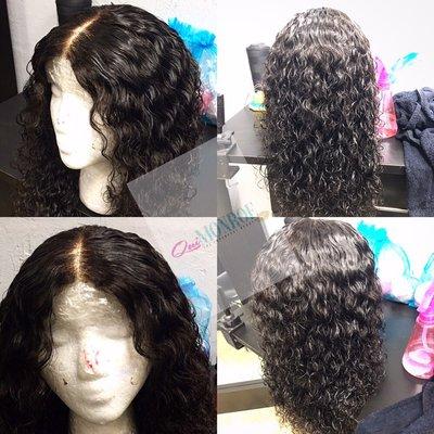 Custom unit, using our Cambodian Curly extensions