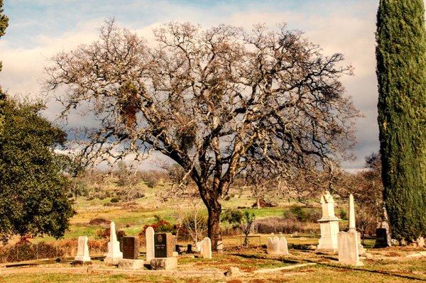 Peoria Cemetery by Browns Valley CA