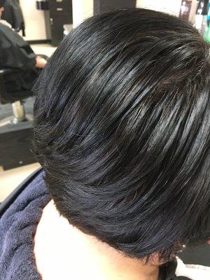 Layered bob