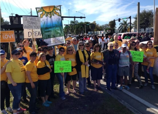 River of Grass participating in Martin Luther King Jr. parade.