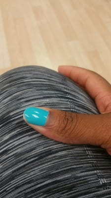 Got this done around 530-6pm...its only 12pm (next day), and my polish is chipped