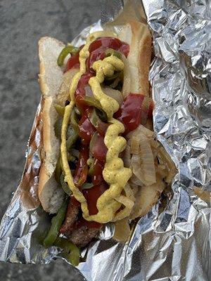 Hickory Bacon Beer Brat