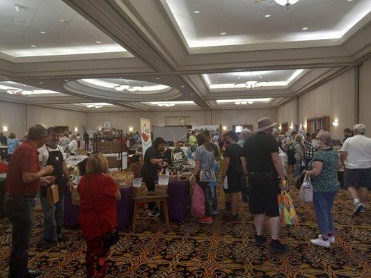 Lots of chocolate vendors at the Glendale Civic Center! :)