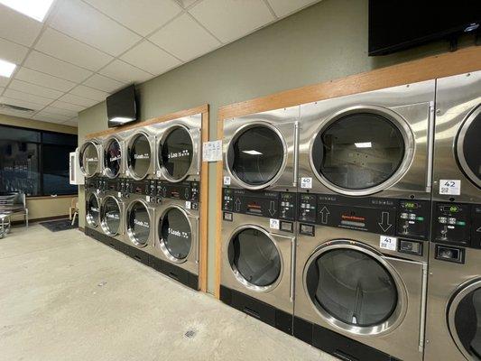 Different size dryers for the amount of laundry