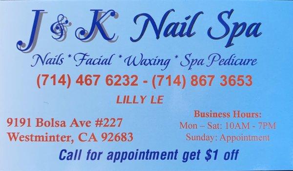 J&K Nail Spa