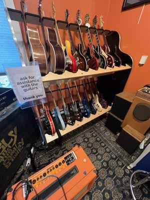 Guitar selection